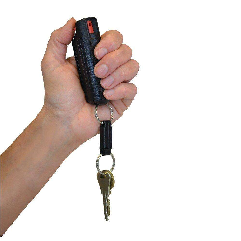 Safes Security Personal Security Products Ready Series 1/2 OZ. PEPPER SPRAY W/BLACK HARD CASE & KEY RING • Model: Ready Series